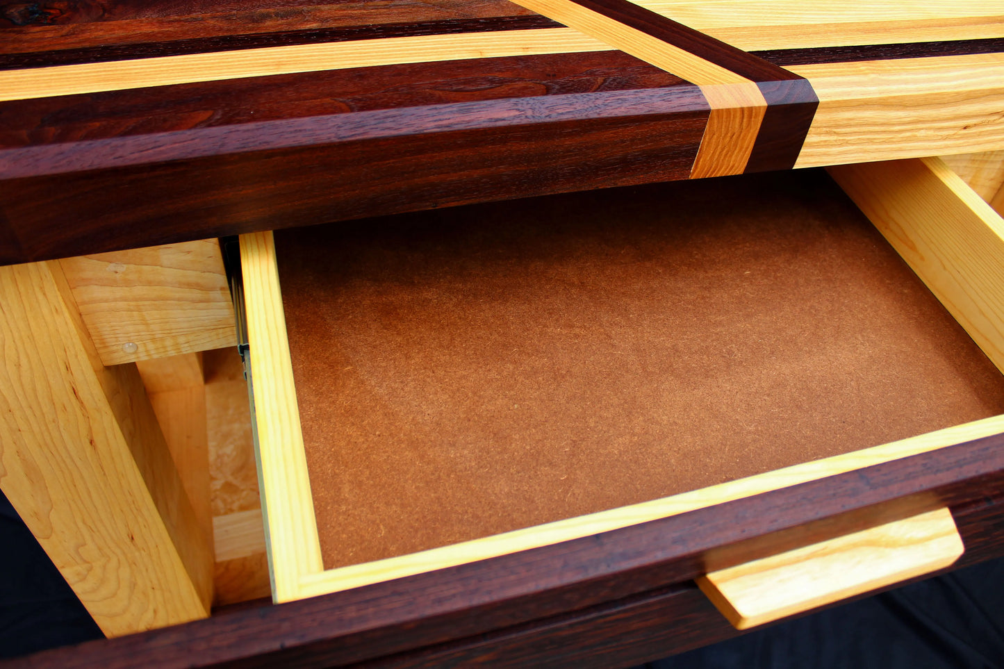 Custom Hardwood Butcher Block Cart: Kitchen Cart | Mobile Wine Bar | Serving Block My Store